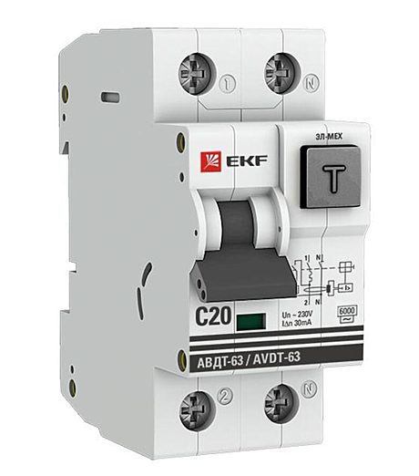 Дифференциальные автоматические выключатели